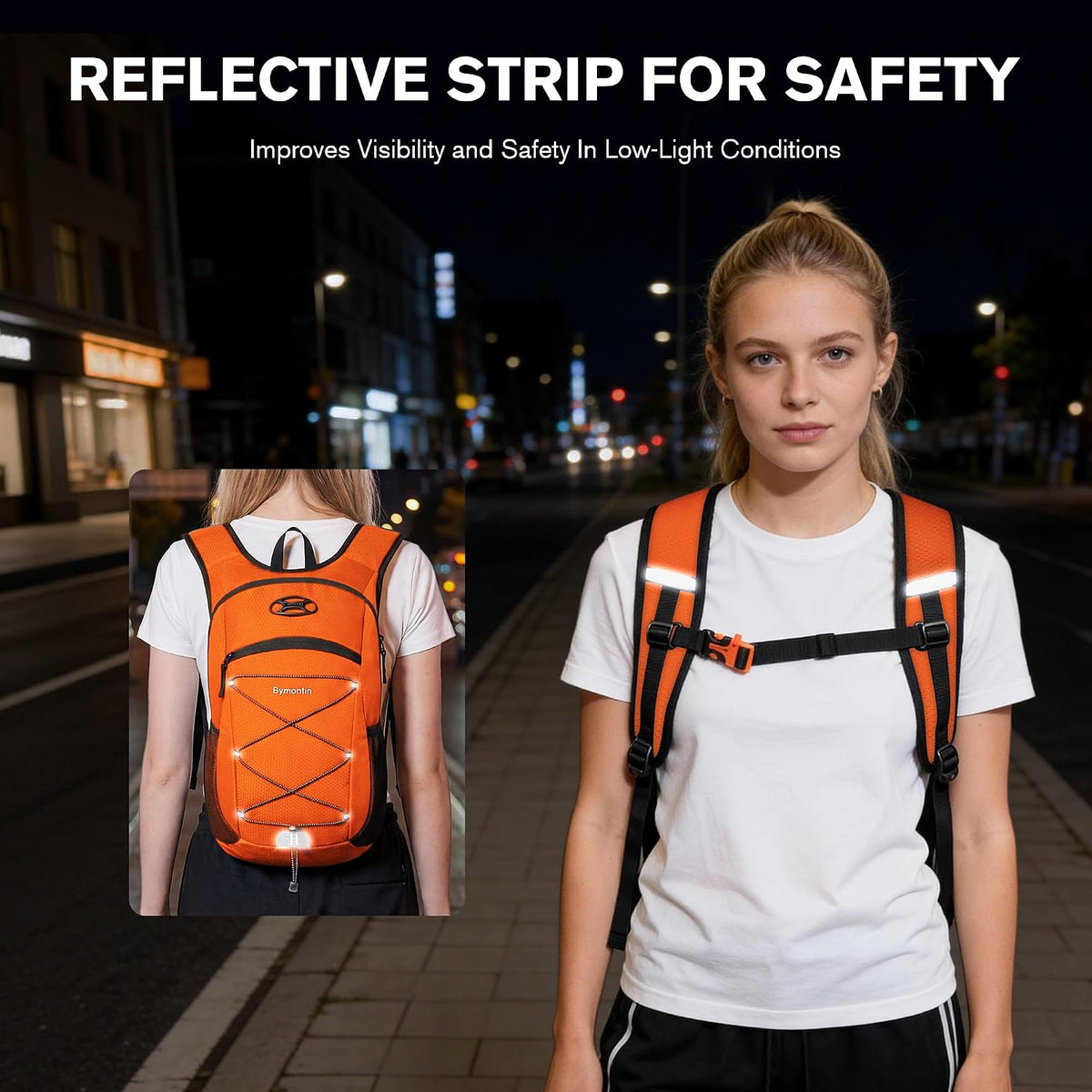 Ultra-Light Soft Hiking Daypack With Cushioned Breathable Back Panel