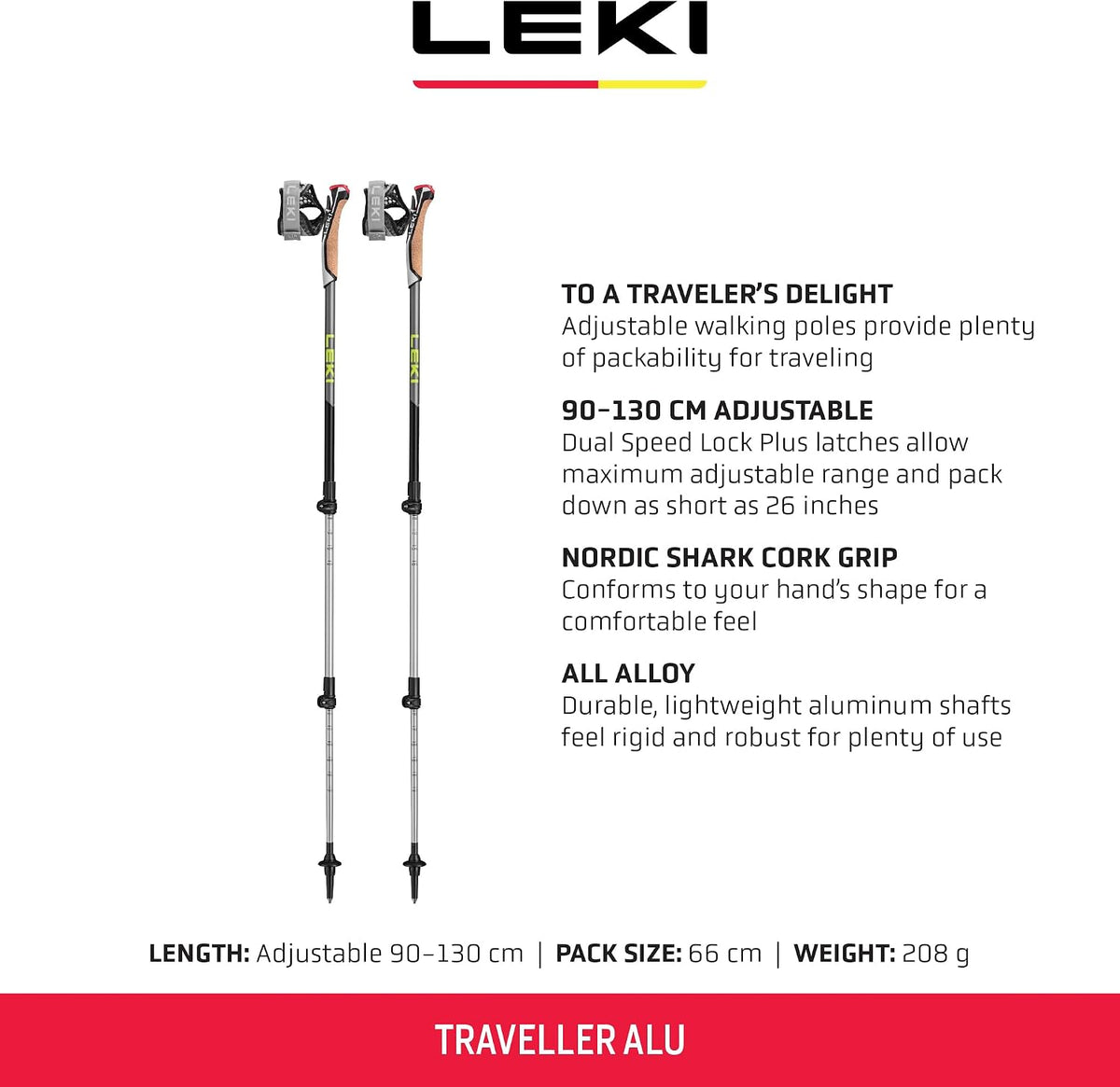 LEKI Traveller Alu Trekking Poles