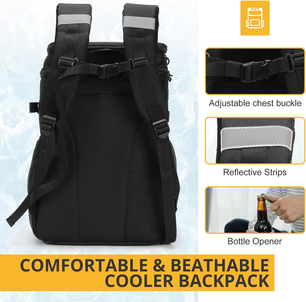 Tactical Backpack Cooler for Men,25L Insulated Lunch Ice Chest for Work