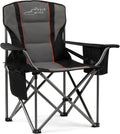FAIR WIND 2-Pack Padded Oversized Camping Chair Heavy Duty for Adults