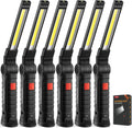 6Pack Magnetic Rechargeable LED Work Light/Flashlight for Mechanics