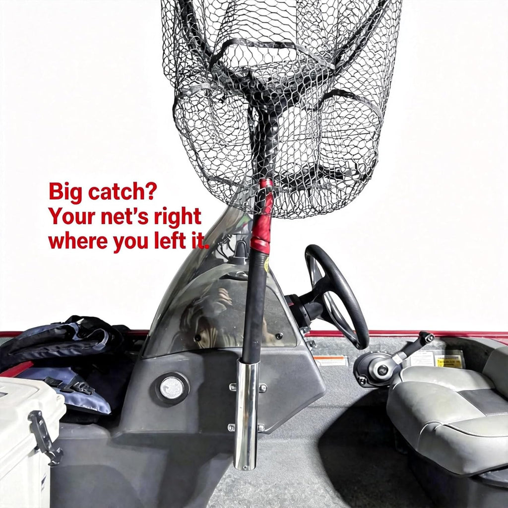 Tube Wall Mounted Vertical Fishing Rod Rack for Boat/Yacht