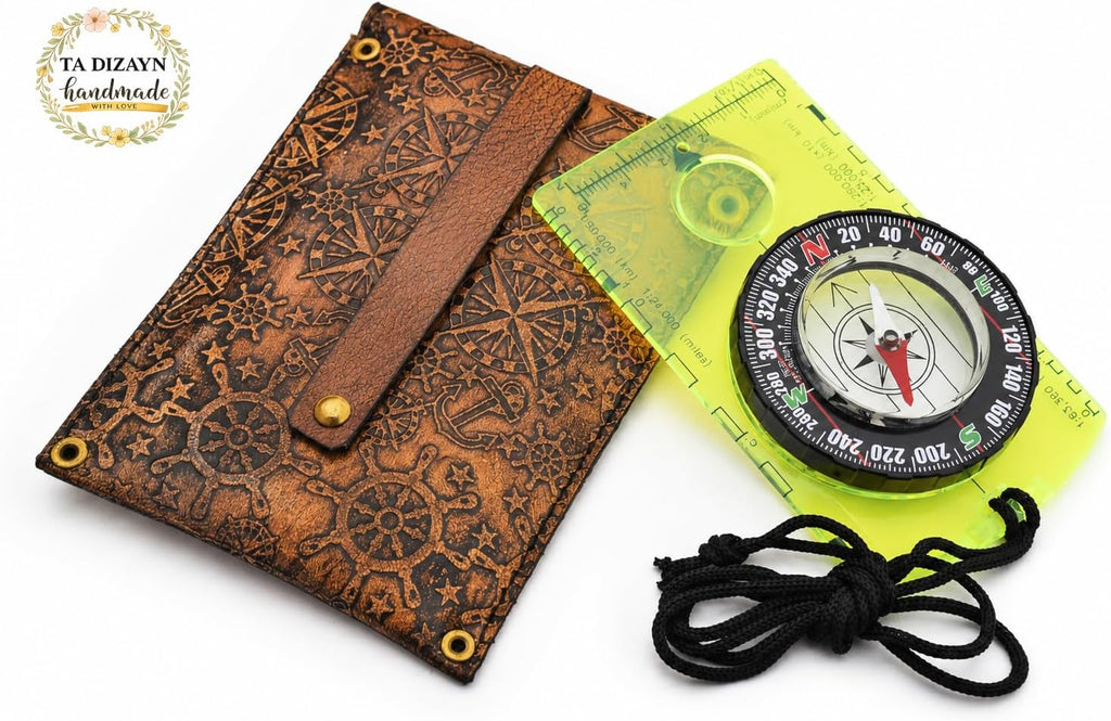 TA DIZAYN New Generation Scout Compass for Hiking, Camping & Backpacking – Survival Compass Gift for Men, Women, Boys & Girls | Graduation Gifts 2026 for Kids