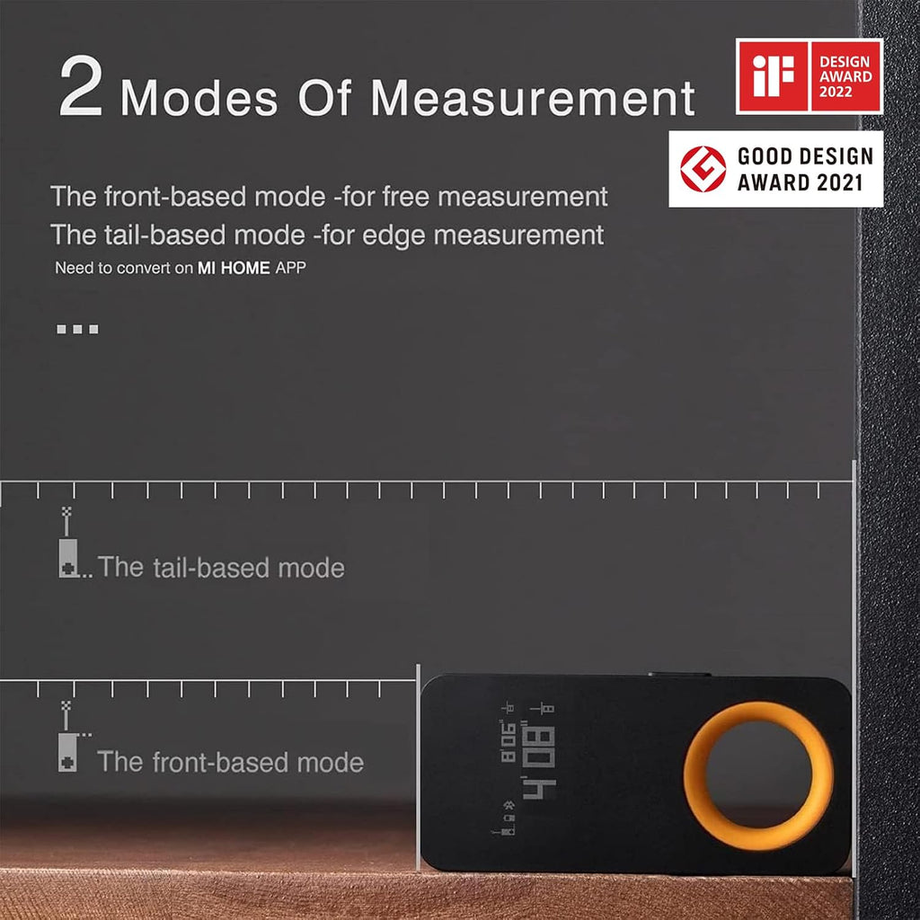 HOTO Pocket-Size Laser Measuring Tool, EDC Gadget Birthday Gift for Men Dad