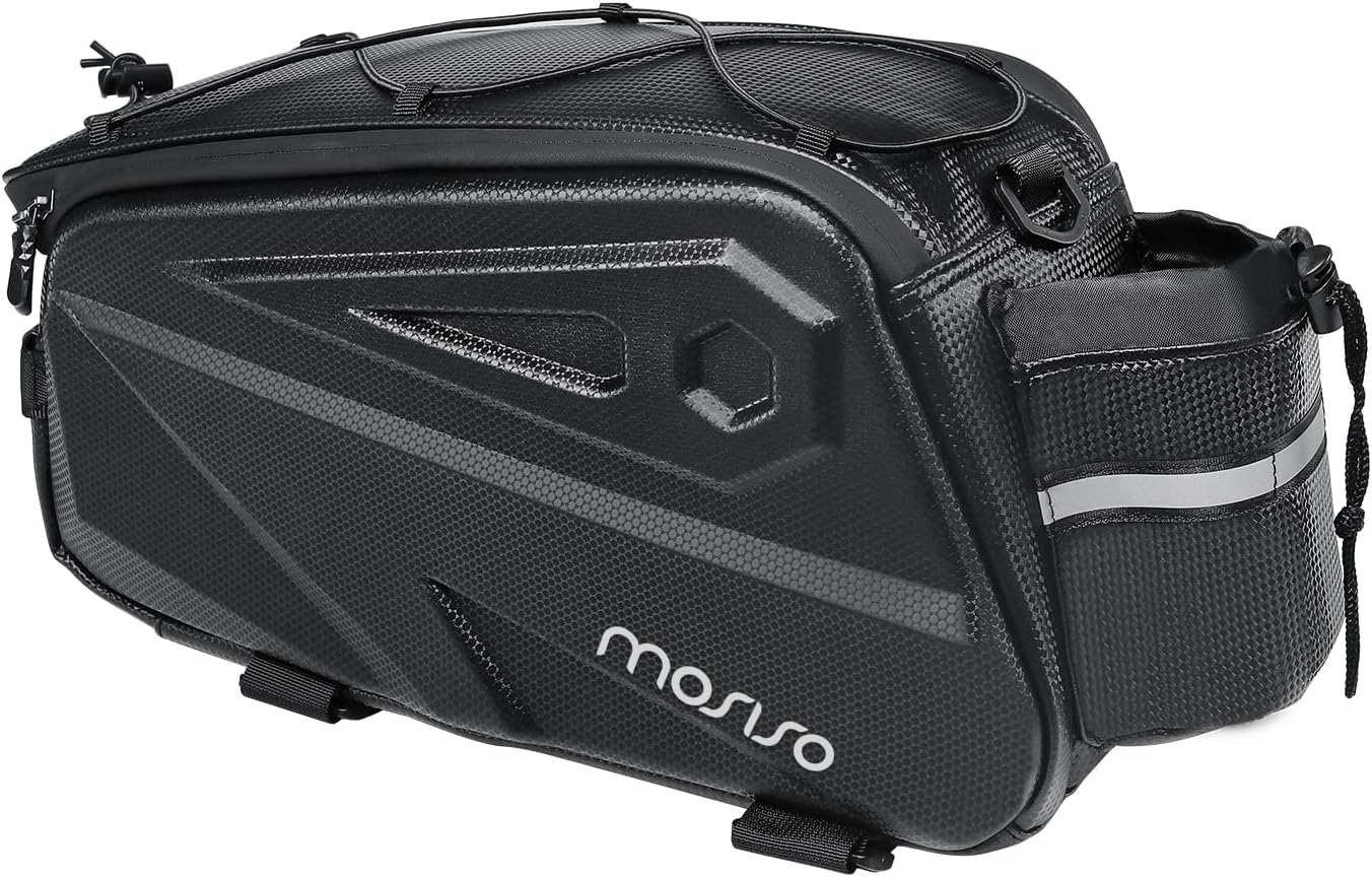 MOSISO Bike Rack Bag, Waterproof Bike Rear Rack Handbag Bicycle Trunk Bag