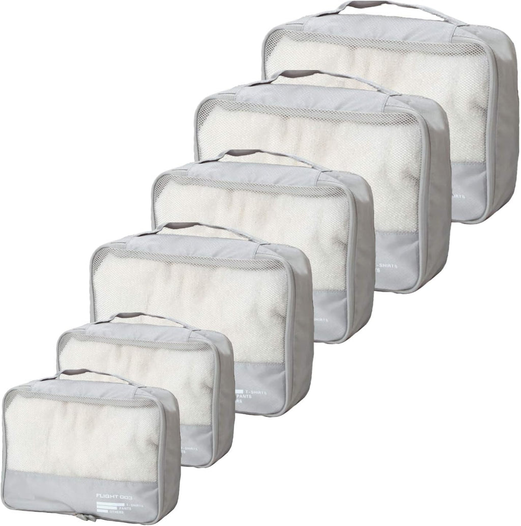 Packing Cubes Set Travel Luggage Organizers Suitcase Lightweight Accessories
