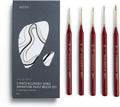 Artify Detail Paint Brushes, 100% Kolinsky Sable Micro Paint Brushes - Master Series, Ultra Fine Tips Paint Brush Set, High Precision for Models/Crafts, Detailing for Watercolor, Gouache & Ink
