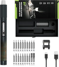 Mini Electric Screwdriver,JAKEMY Adjustable Torque Power Screwdriver Dual-mode Cordless Magnetic Precision Torx Screwdriver Bit Repair Tool kit USB Rechargeable with LED light for Electronics Consoles