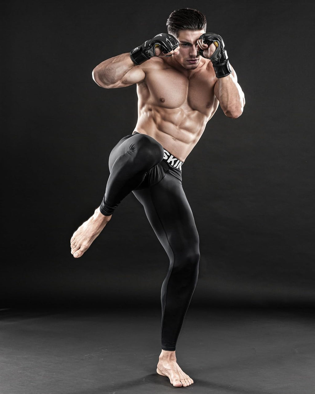 DRSKIN Men’s Compression Pants (5/4/3 Pack) Quick Dry Tights Leggings Sports Baselayer Running Gym Workout
