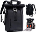 Besnfoto Waterproof Camera Backpack Rolltop Laptop Bag for DSLR Mirrorless