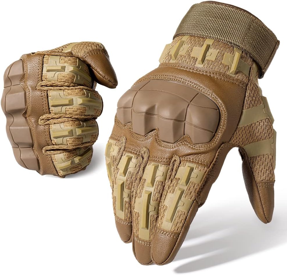 WTACTFUL Tactical Gloves Men Women, Touchscreen Reinforced Palm