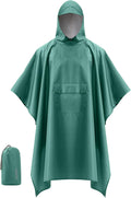 iCreek Hooded Rain Poncho Packable Waterproof Unisex Raincoat with Pocket