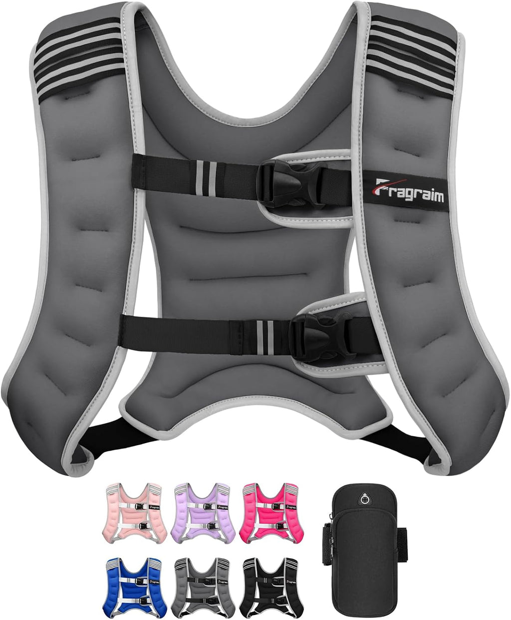 Weighted Vest for Women Men - 8lb/10lb/12lb/16lb/20lb Weight Vest
