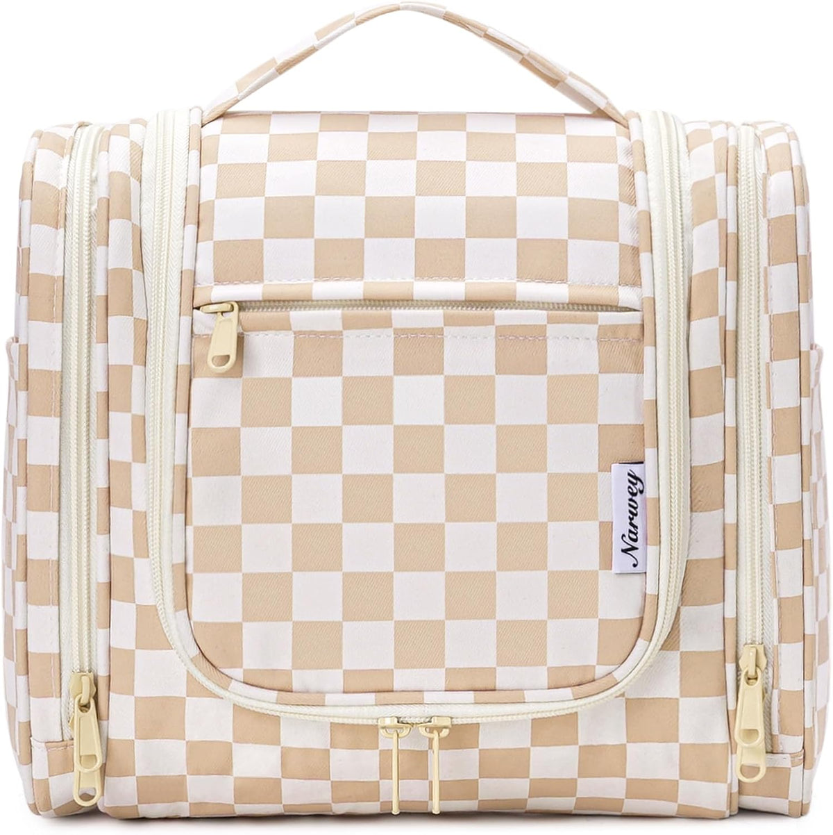 Narwey Hanging Toiletry Bag for Women Travel Makeup Bag Organizer Toiletries Bag for Cosmetics Essentials Accessories