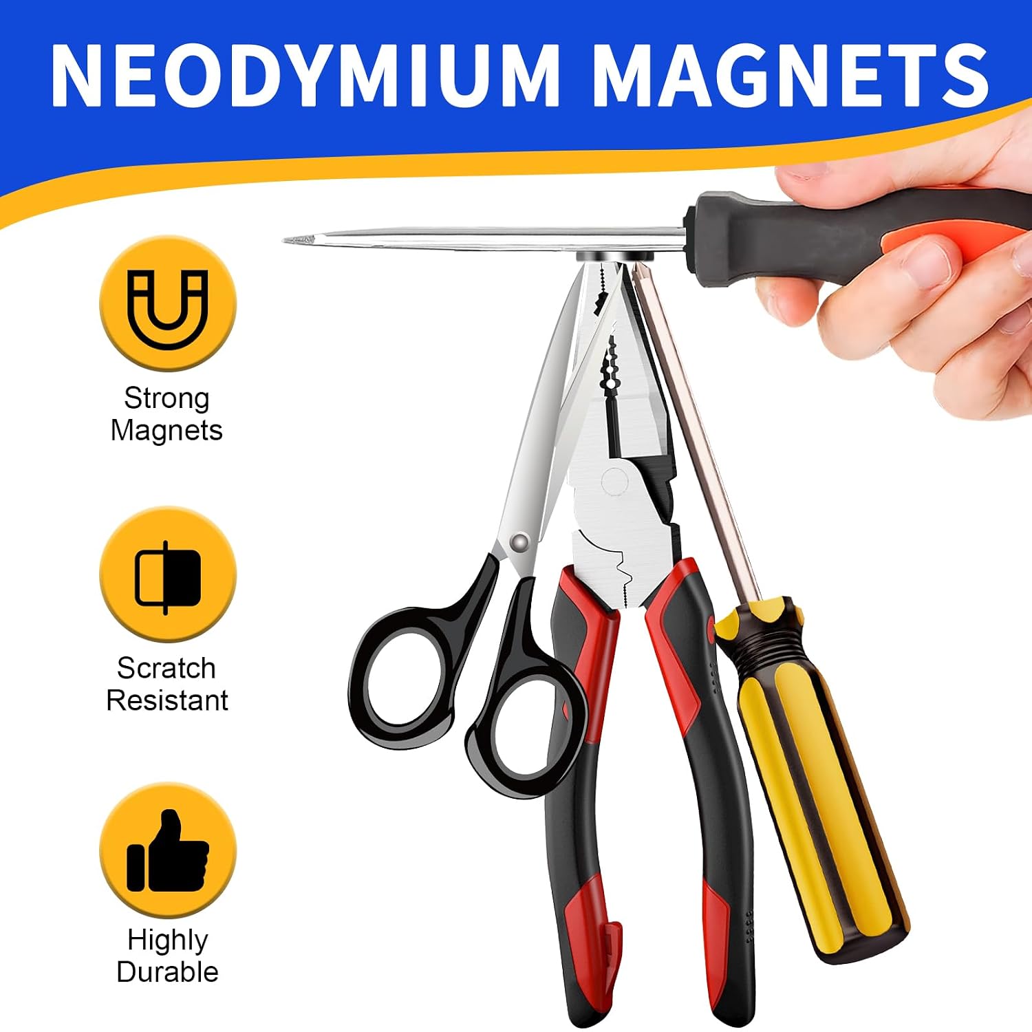 Small Magnets, 7 Sizes Neodymium Magnets for Crafts, 290 Pack