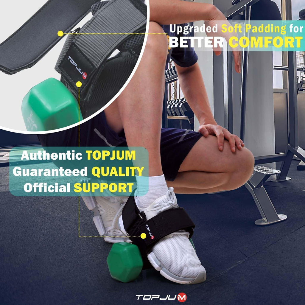 Dumbbell Foot Attachment for Leg & Tibialis Strength Training at Home