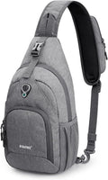 G4Free RFID Sling Bag Crossbody Backpack Small Chest Shoulder Bag Hiking Outdoor