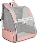 Cat Dog Backpack 12.6"×11.4"×16.5" Large Breathable Pet Bag Carrier
