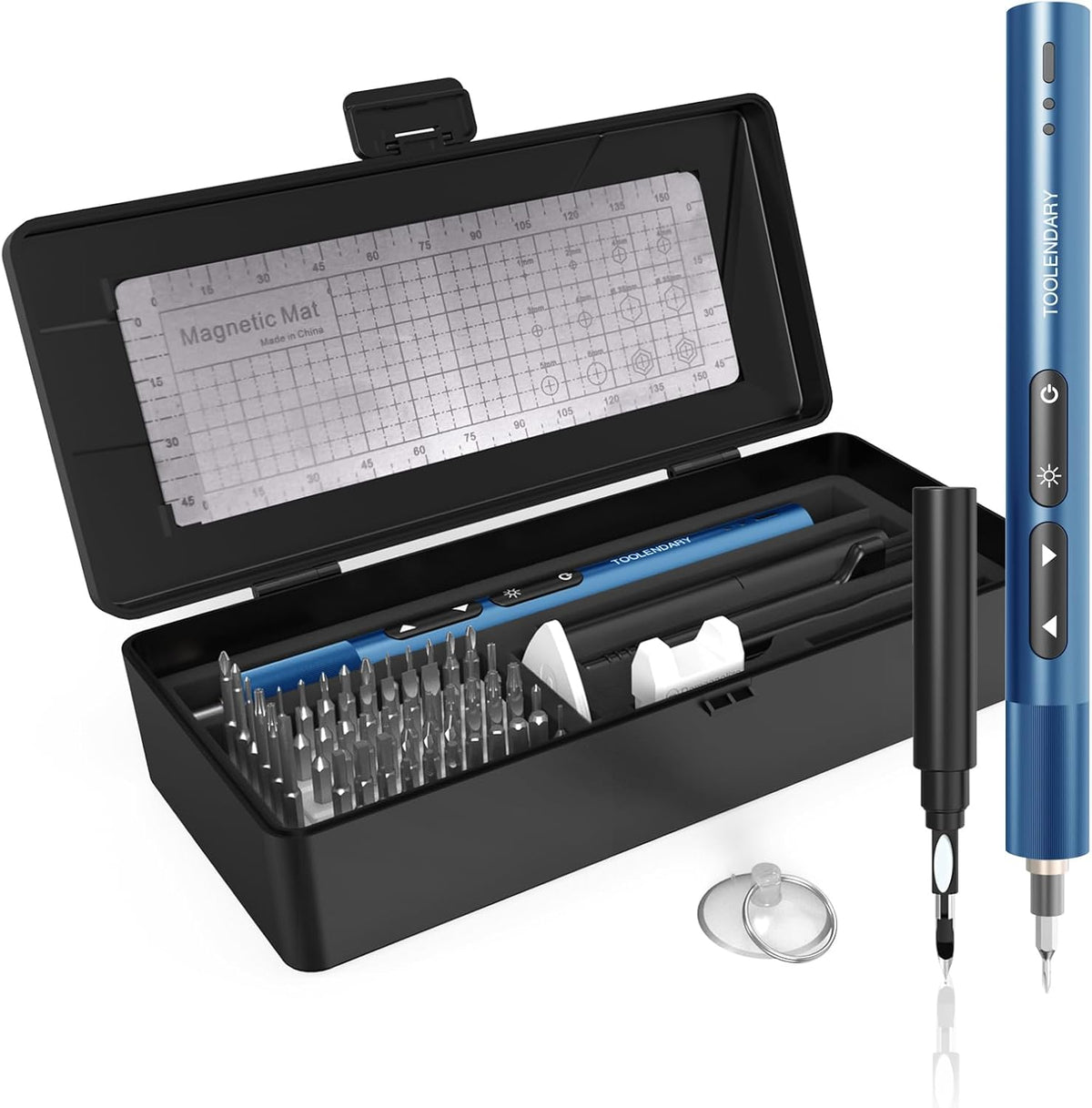 Mini Electric Screwdriver Set,66 in 1 Small Electric Screw Driver Kit with Magnetic Bits,Precision Screwdrivers, Precision Cordless Repair Tool for Phone, Camera, Laptop, Watch