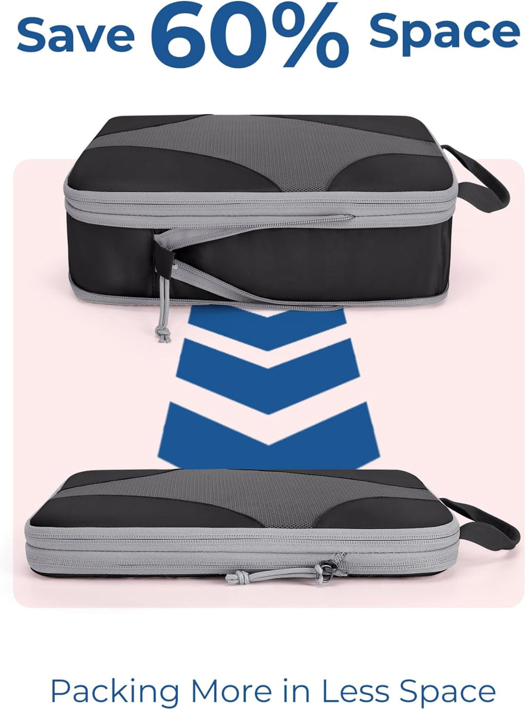 Bagsmart Compression Packing Cubes, Travel Bag Cruise Ship Essentials