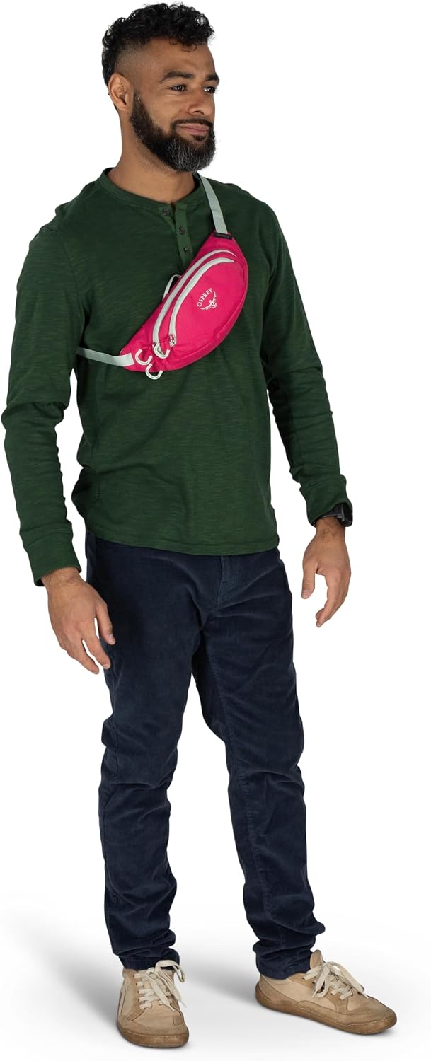 Osprey Daylite Mini Waist Pack - Lightweight Belt Bag with Crossbody Shoulder Carry Option