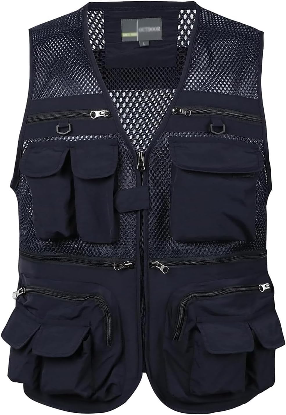 Spanye Mens Outdoor Fishing Vest Safari Travel Photography Vests Jacket Multi Pocket
