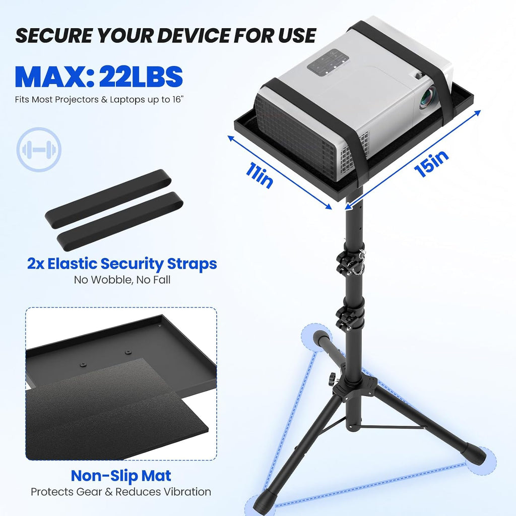 Projector Stand Tripod Laptop Stands Height Adjustable
