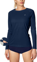 IUGA Long Sleeve Workout Tops for Women UPF 50+ Rash Guard Athletic Shirts