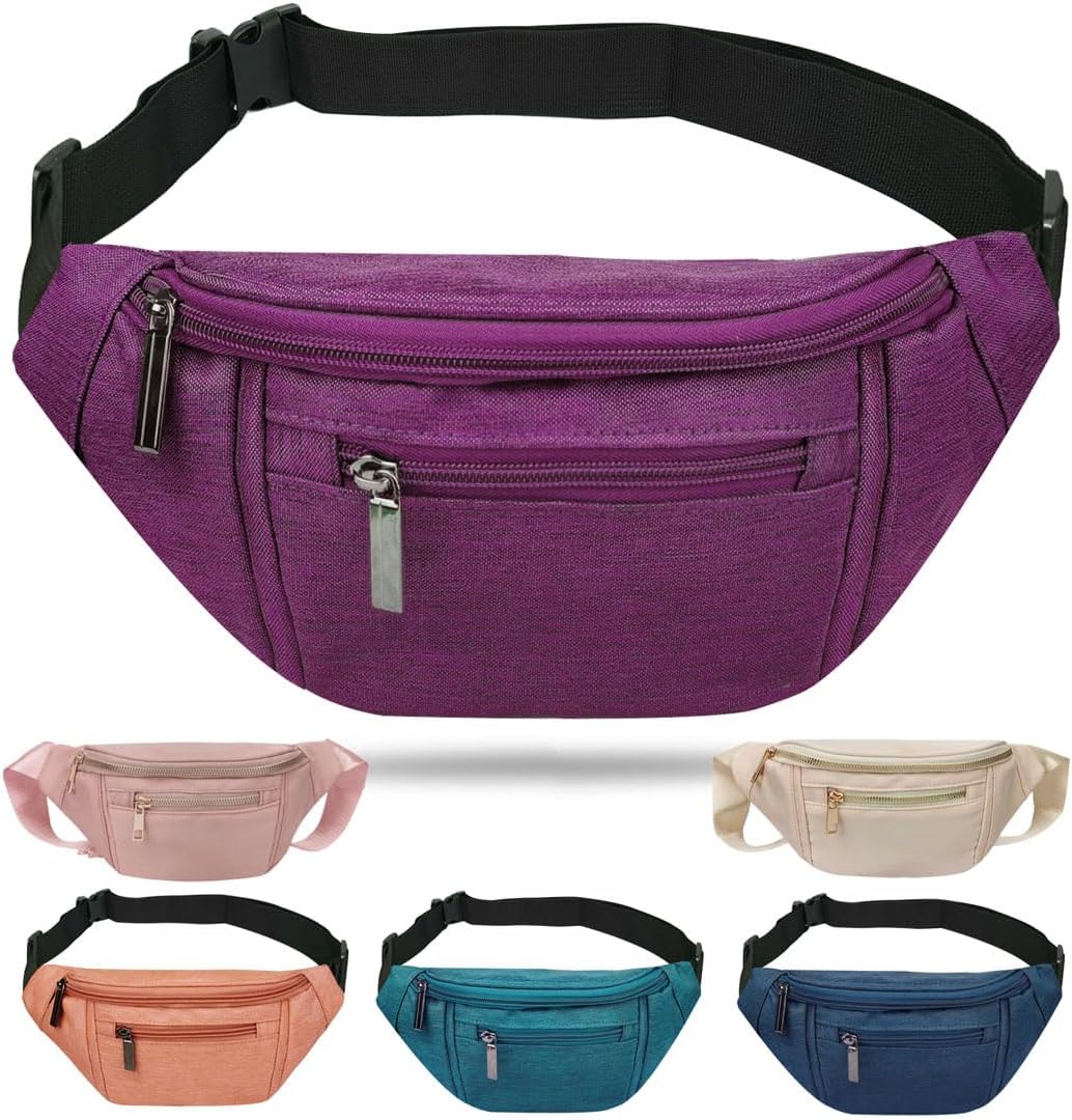 AIKENDO Fanny Pack for Men Women, Crossbody Waist Bag Pack Phone Bag
