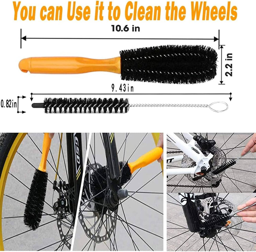 Bike Cleaning Brush Tool Kit