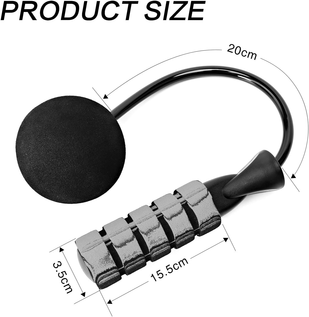 Jump Rope, Training Ropeless Skipping Rope for Fitness, Adjustable Weighted Cordless Jump Rope for Men and Women