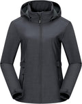 Outdoor Ventures Women's Fleece Lined Rain Jacket Waterproof Softshell Coat