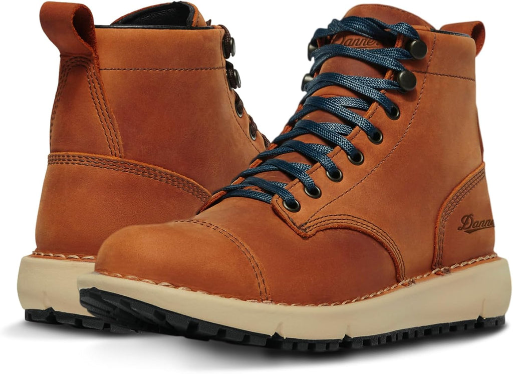 Danner Logger 917 6" Waterproof Hiking Boots for Men - Full-Grain Leather with Breathable Gore-Tex, Vibram SPE Midsole, and 917 Traction Outsole