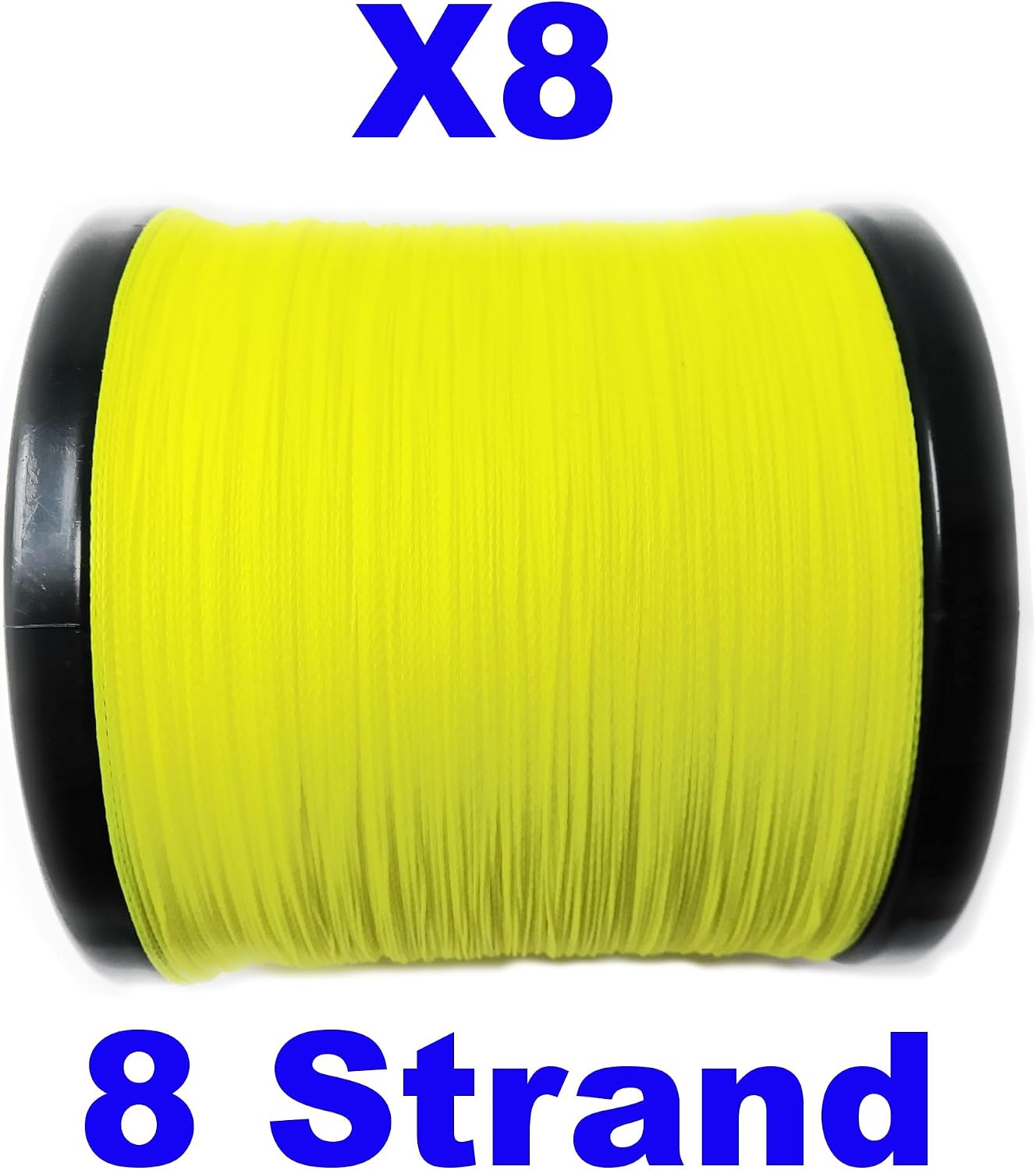Reaction Tackle Braided Fishing Line - Pro Grade Power Performance for Saltwater or Freshwater Fish - Colored Fishing Line Braid for Extra Visibility