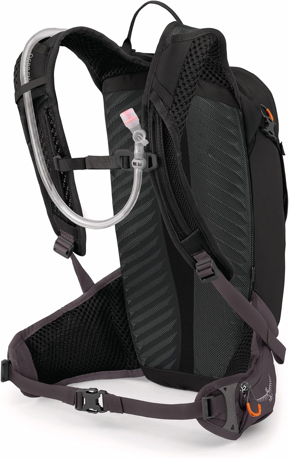 Osprey Siskin 12L Men's Biking Backpack with Hydraulics Reservoir, Black