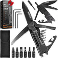17 in 1 Multitool Knife Fire Starting Stick Bottle Opener Saw for Camping