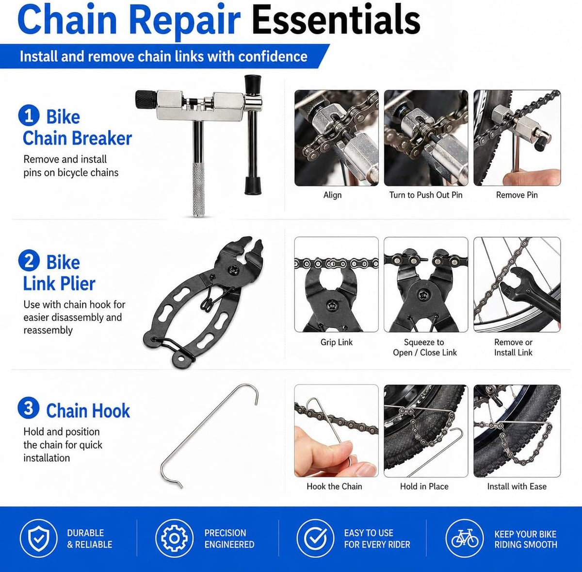 Bike Tool Kit, Professional Bike Repair Tools