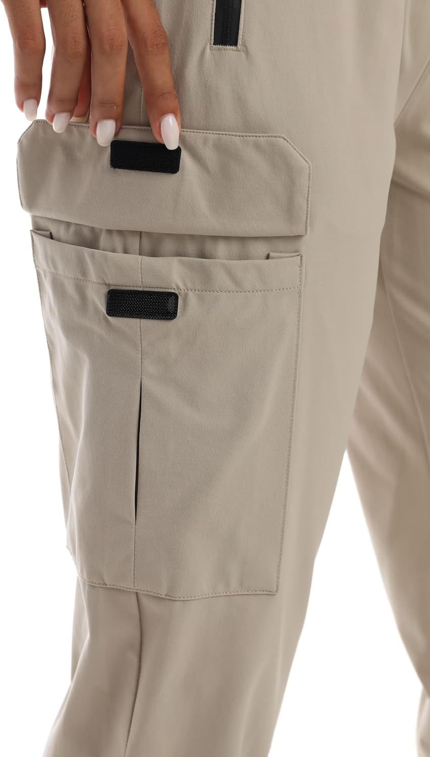 Womens Cargo Hiking Pants with 4 Pockets Lightweight Water Resistant