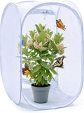 Pop‑up Butterfly Habitat Enclosure with High‑Clear PVC Panel & Fine Mesh