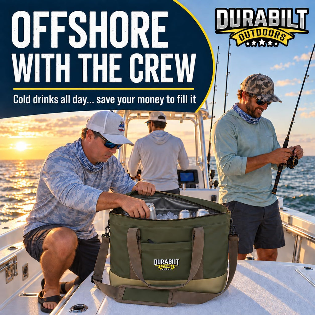Insulated Soft Cooler Tote 36 Can - Leakproof Collapsible