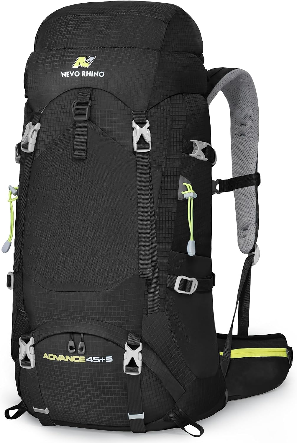 N NEVO RHINO Internal Frame Hiking Backpack 50/60/65/70/80L with Rain Cover