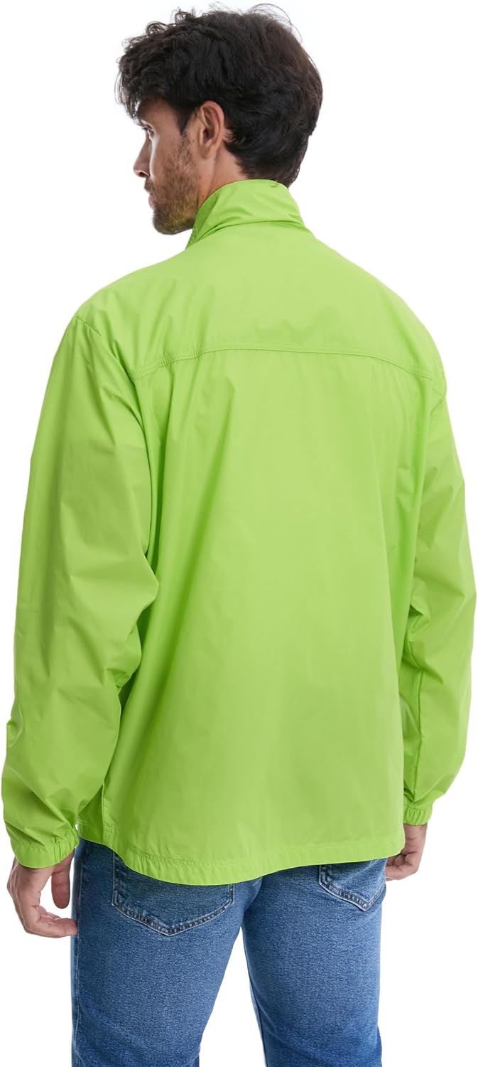 TRAILSIDE SUPPLY CO. Mens Windbreaker Jackets Lightweight Packable Jacket