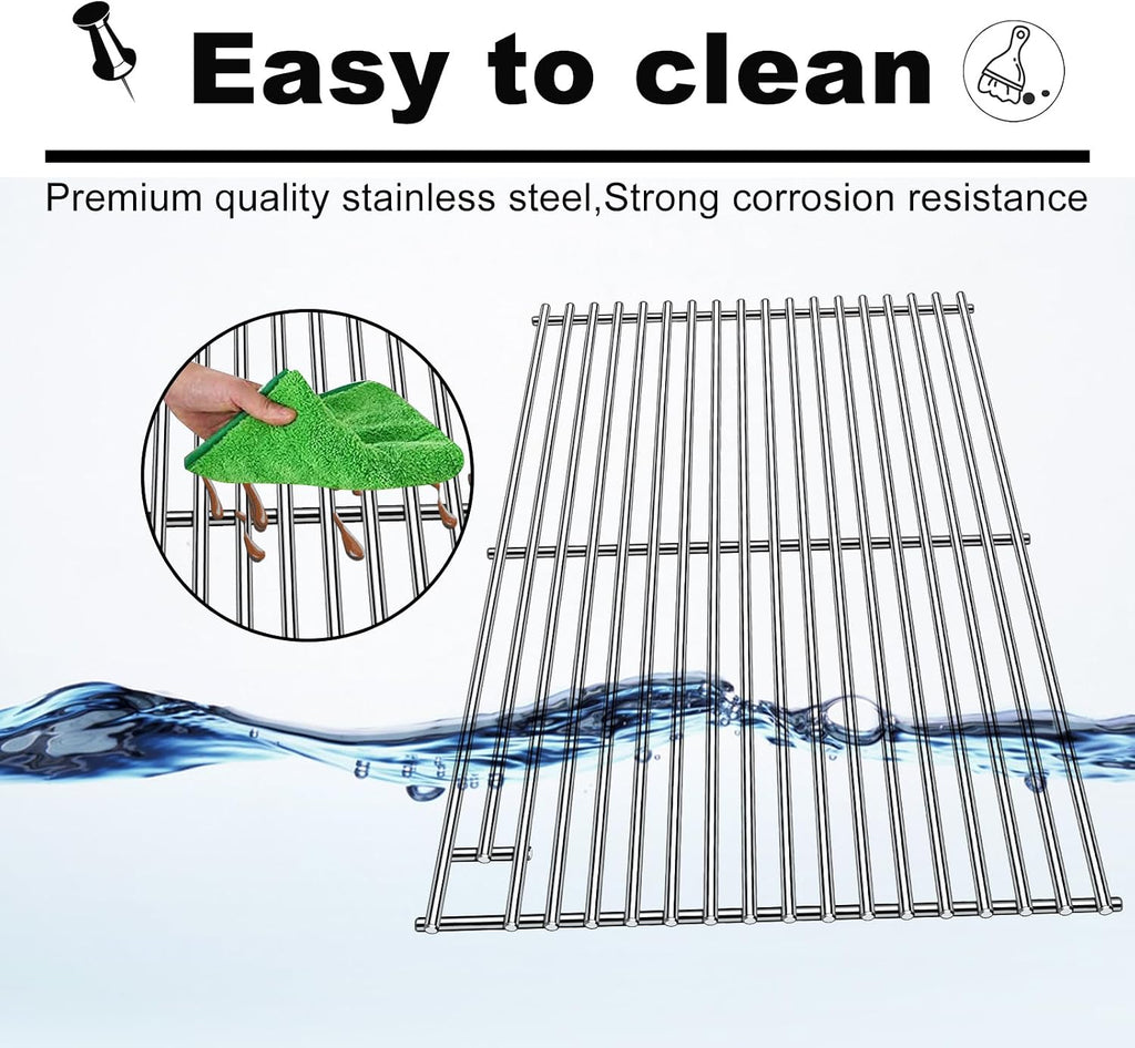 BBQ Grill Grates Replacement for DCS Grill Parts 212925 DCS BGB30-BQR, BGB30-BQRN, BGB30-BQRL, BGC30-BQ-L, BGC30-BQ-N, BGC30-BQR-L, BGC30-BQR-N,Stainless Steel Cooking Grate Ceramic Rods Grids