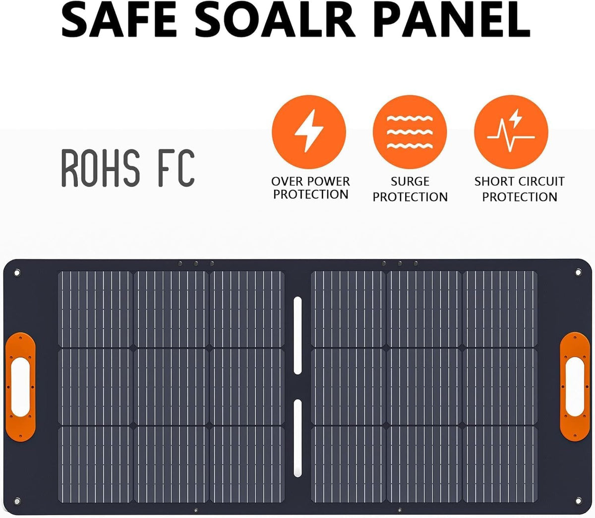 ALLWEI 300W 256Wh Power Station + 100W Solar Panel, LiFePO4 Solar Generator