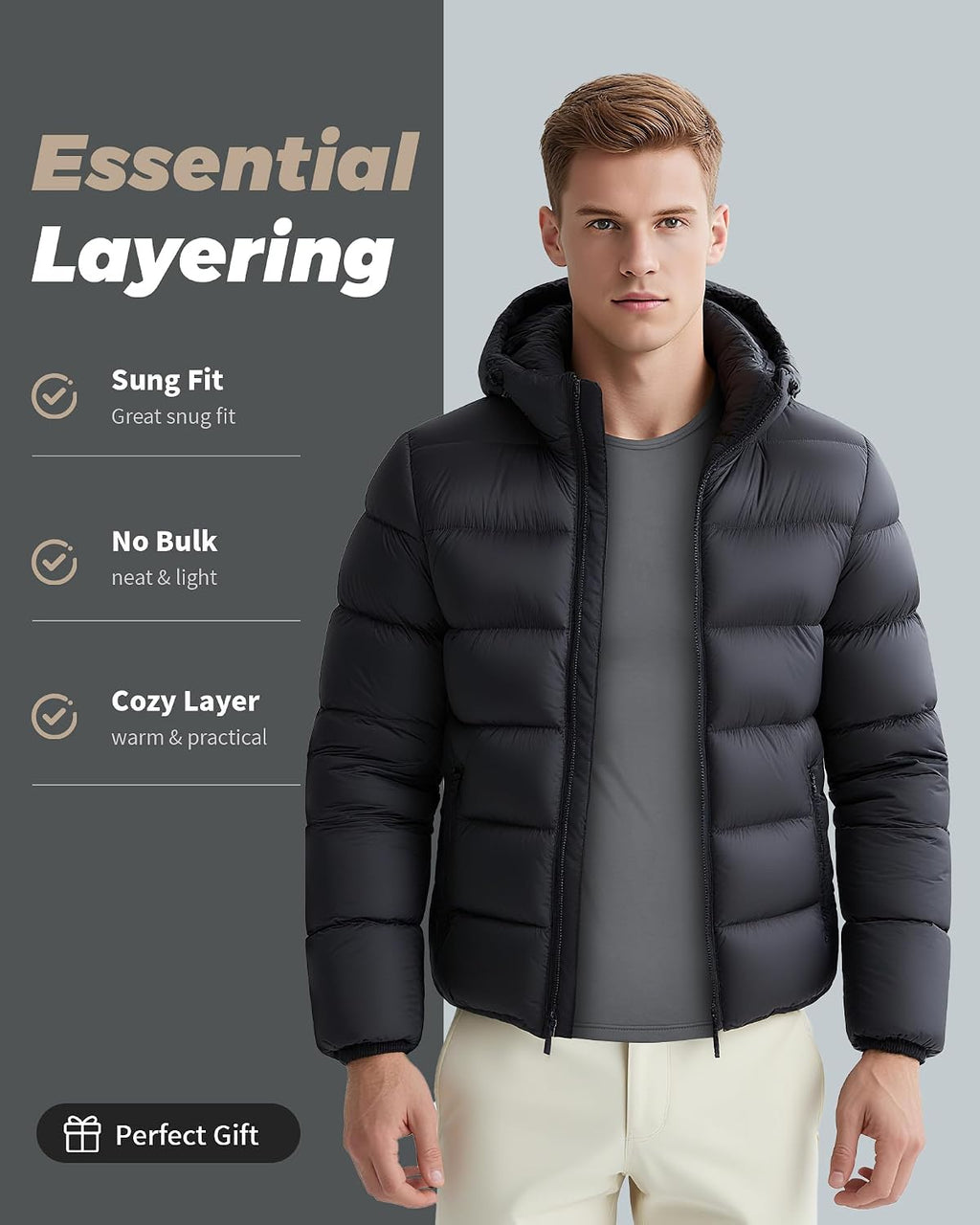 Thermal Underwear for Men Long Johns Set Fleece Lined Winter Cold Weather
