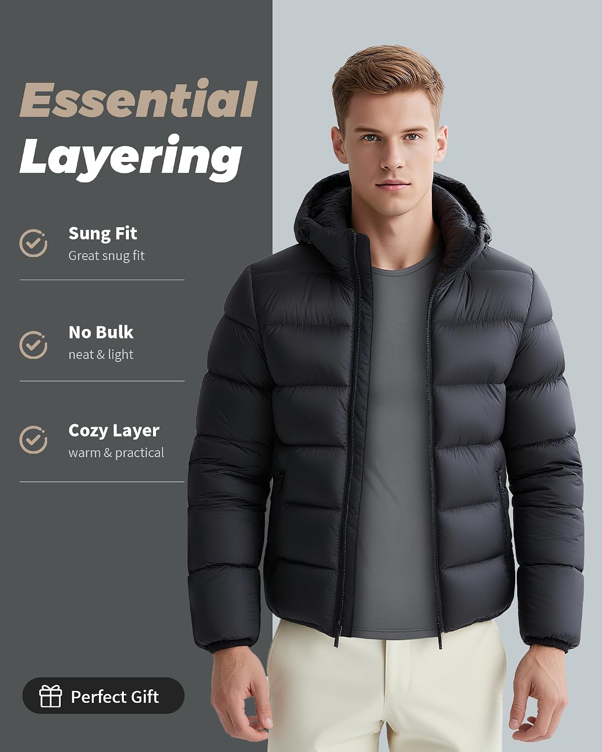 Thermal Underwear for Men Long Johns Set Fleece Lined Winter Cold Weather