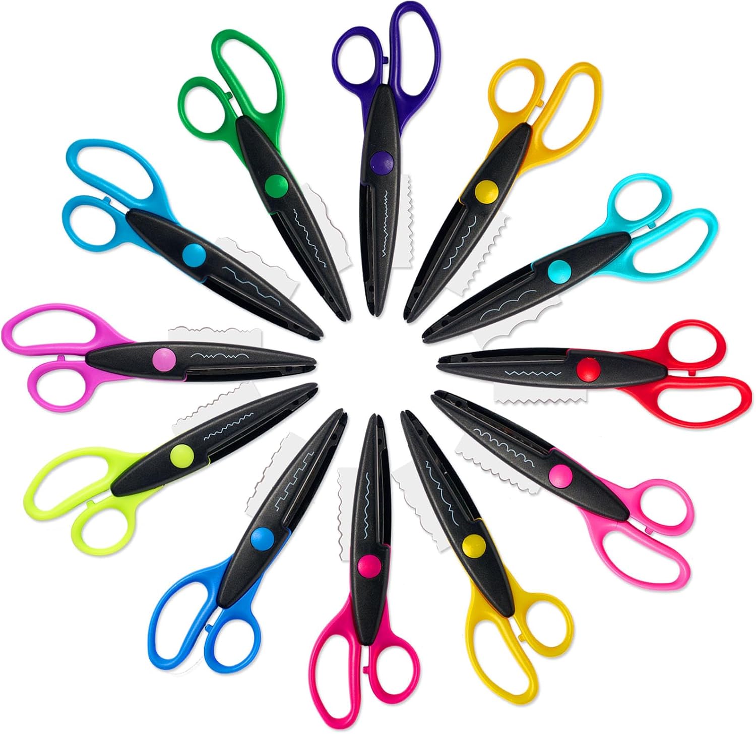 Craft Scissors Set, Pattern Cutters for Scrapbooking, Paper Crafts
