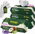 Petazy Pet Wipes for Dogs & Cats - Paws, Ears & Butt Cleaning, 400 Count