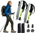 AYAMAYA Lightweight Collapsible Trekking Poles for Hiking with Flip Lock