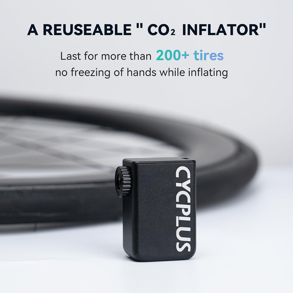 CYCPLUS Tiny E-Pump Bike Pump, AS2, 97g, Aluminum Alloy Shell, No Display